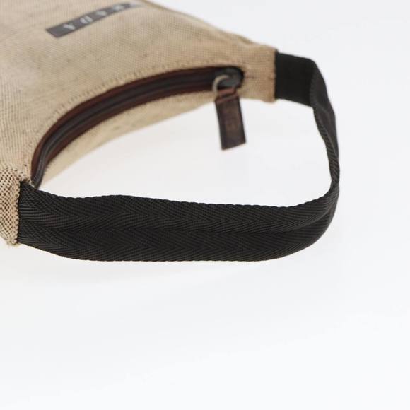 PRADA Hand Bag Canvas Beige Auth 87677 - Picture 7 of 16